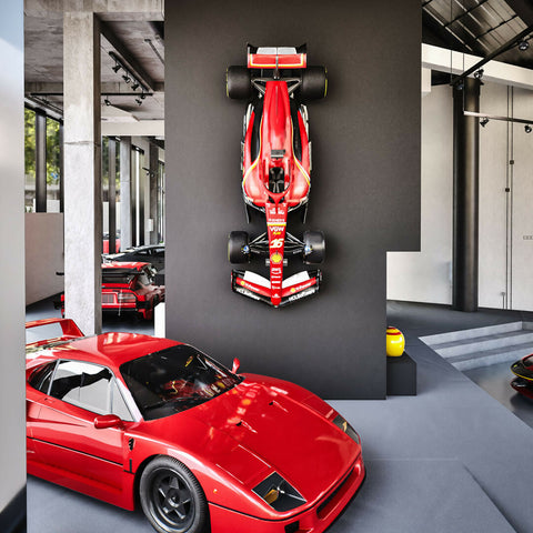1:1 Full Scale Formula 1 Ferrari SF24 Charles Leclerc Wall Sculpture