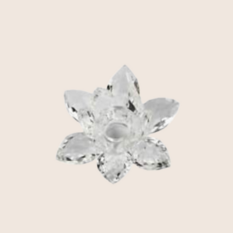 Crystal Clear Petal Candleholder