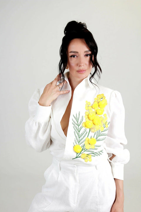 Suit With Mimosas