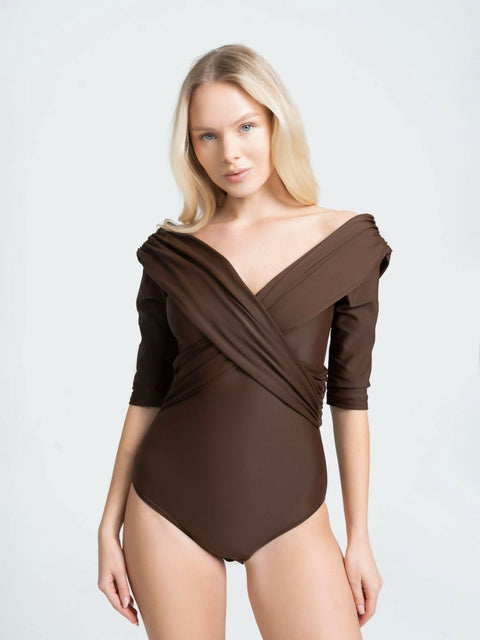Layal Glossy Chocolate Brown