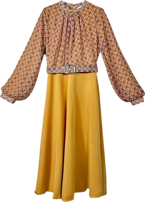 MY PEANUT Sukran Dress in Mustard