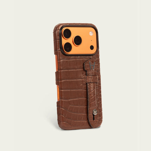 Hadoro Finger Case Alligator Leather