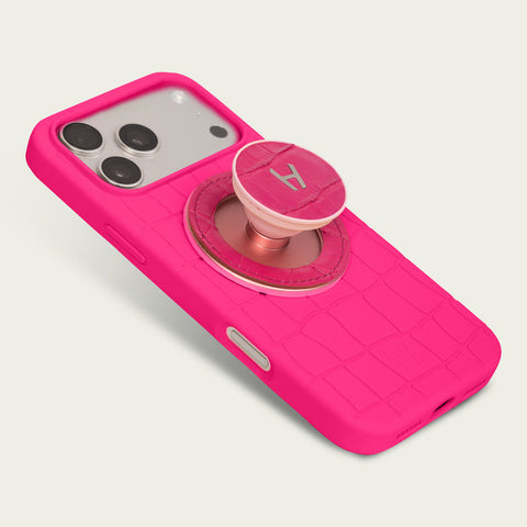 Hadoro Silicone Croco Case Fuchsia