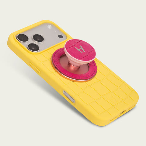 Hadoro Silicone Croco Case Yellow