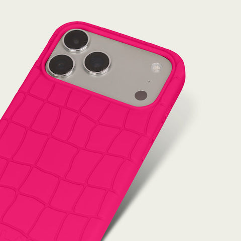 Hadoro Silicone Croco Case Fuchsia