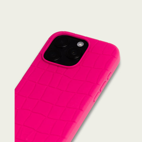 Hadoro Silicone Croco Case Fuchsia
