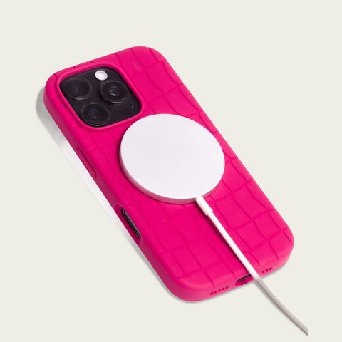 Hadoro Silicone Croco Case Fuchsia
