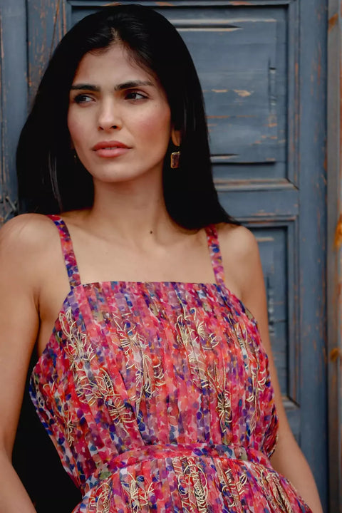 The Iris Pleated Dress