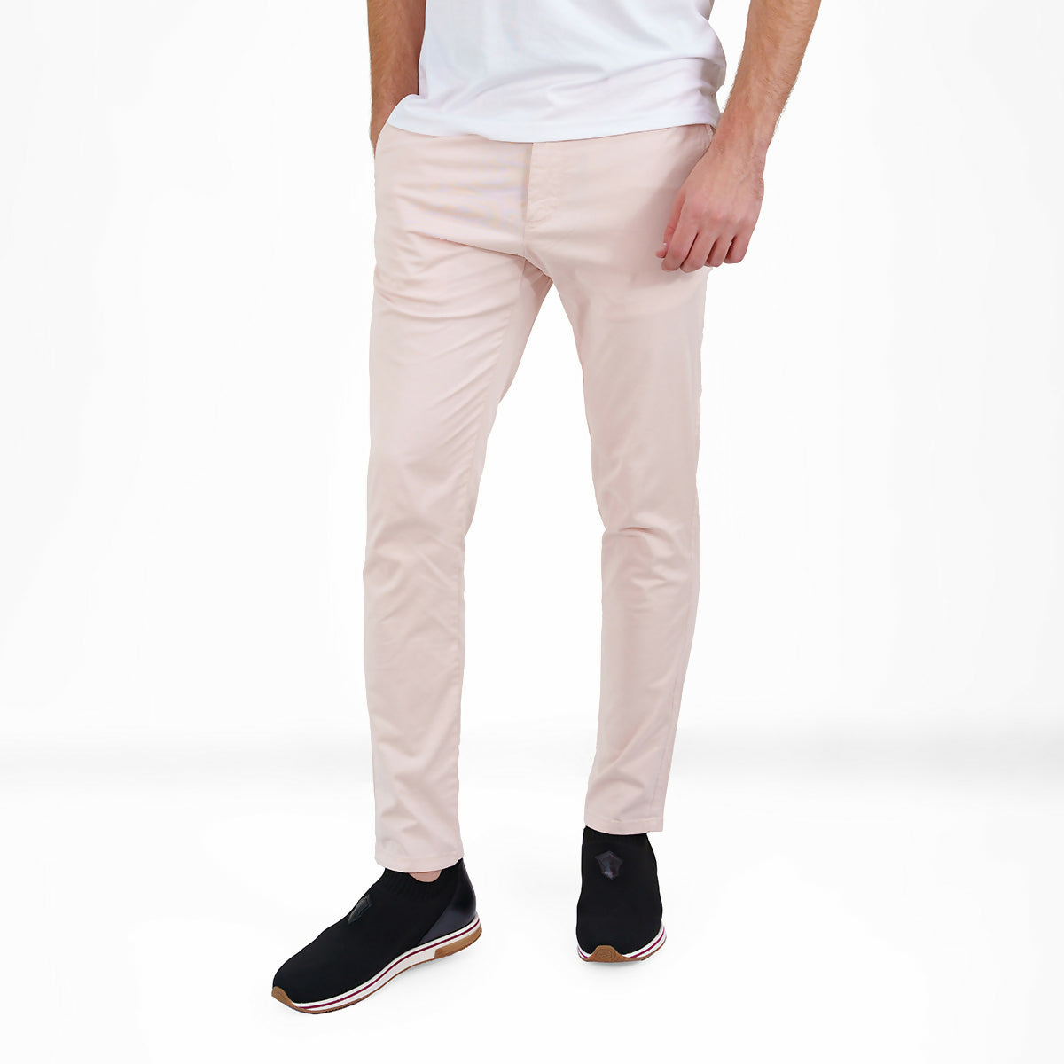 Via Milano Trouser Rose Quartz