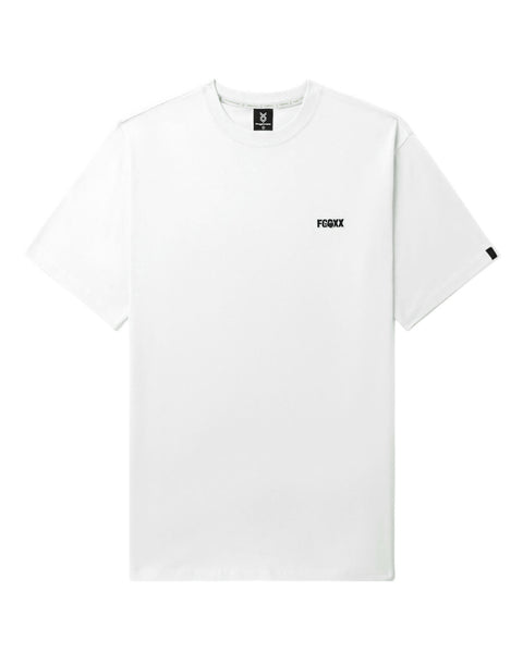 Embroidered Logo White T-shirt in Cotton Jersey