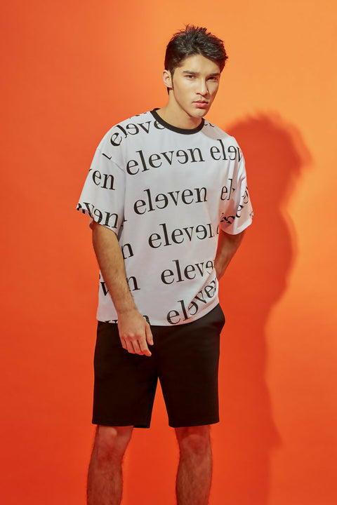 ELEVEN ELEVEN PRINT OVERSIZED T-SHIRT