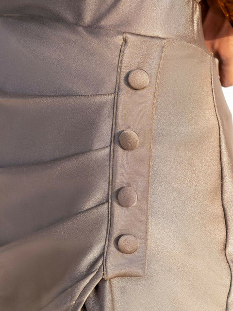 Layal Glossy Khaki