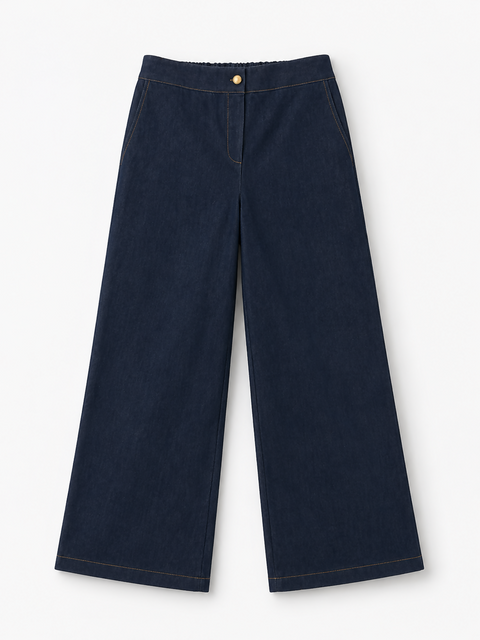 Woman's Denim Jacket-Nvy