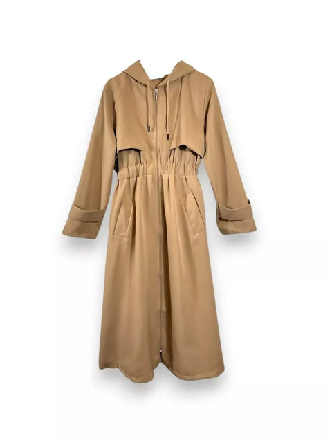 MY PEANUT Trenchcoat Hoody Dress