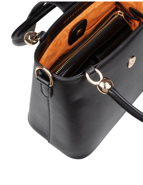 Agape Leather Bag in Black