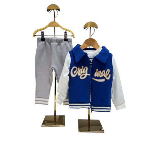 LISBON UNISEX LOUNGE SET - BLUE