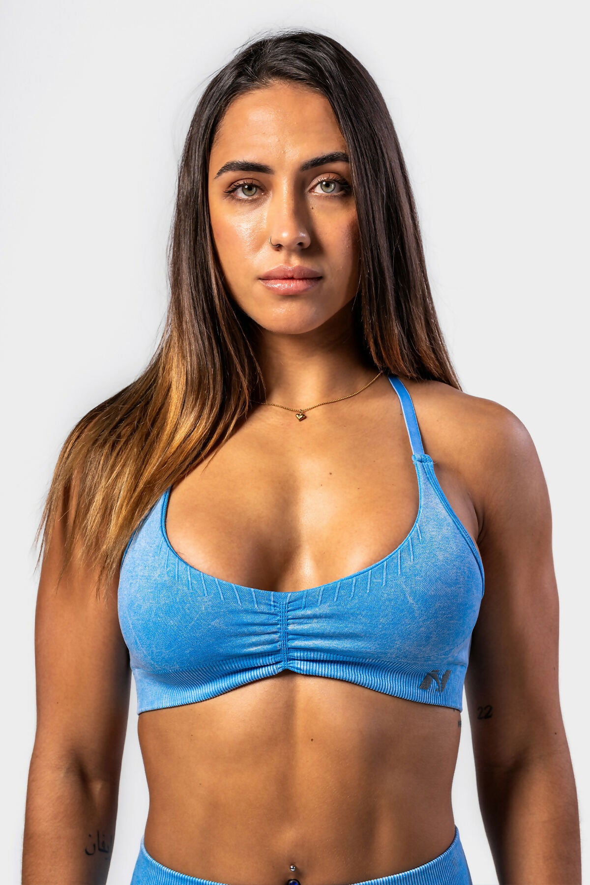 Nebbia Medium Support Sports Bra Totally Blue