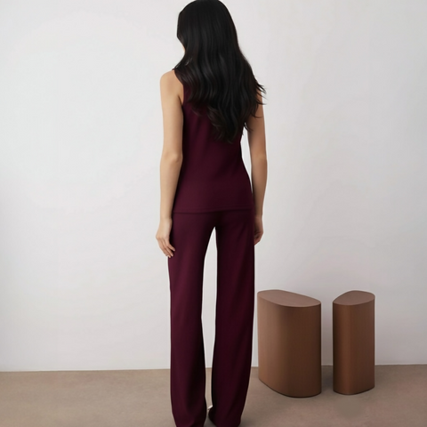 MY PEANUT Sima Plum Co-ord