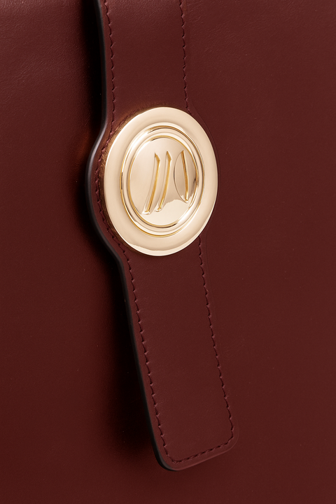 Agape Leather Bag in Burgundy