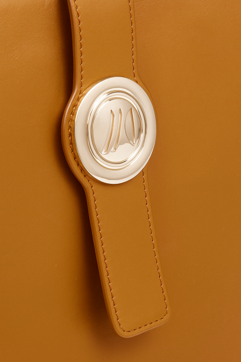 Agape Leather Bag in Camel