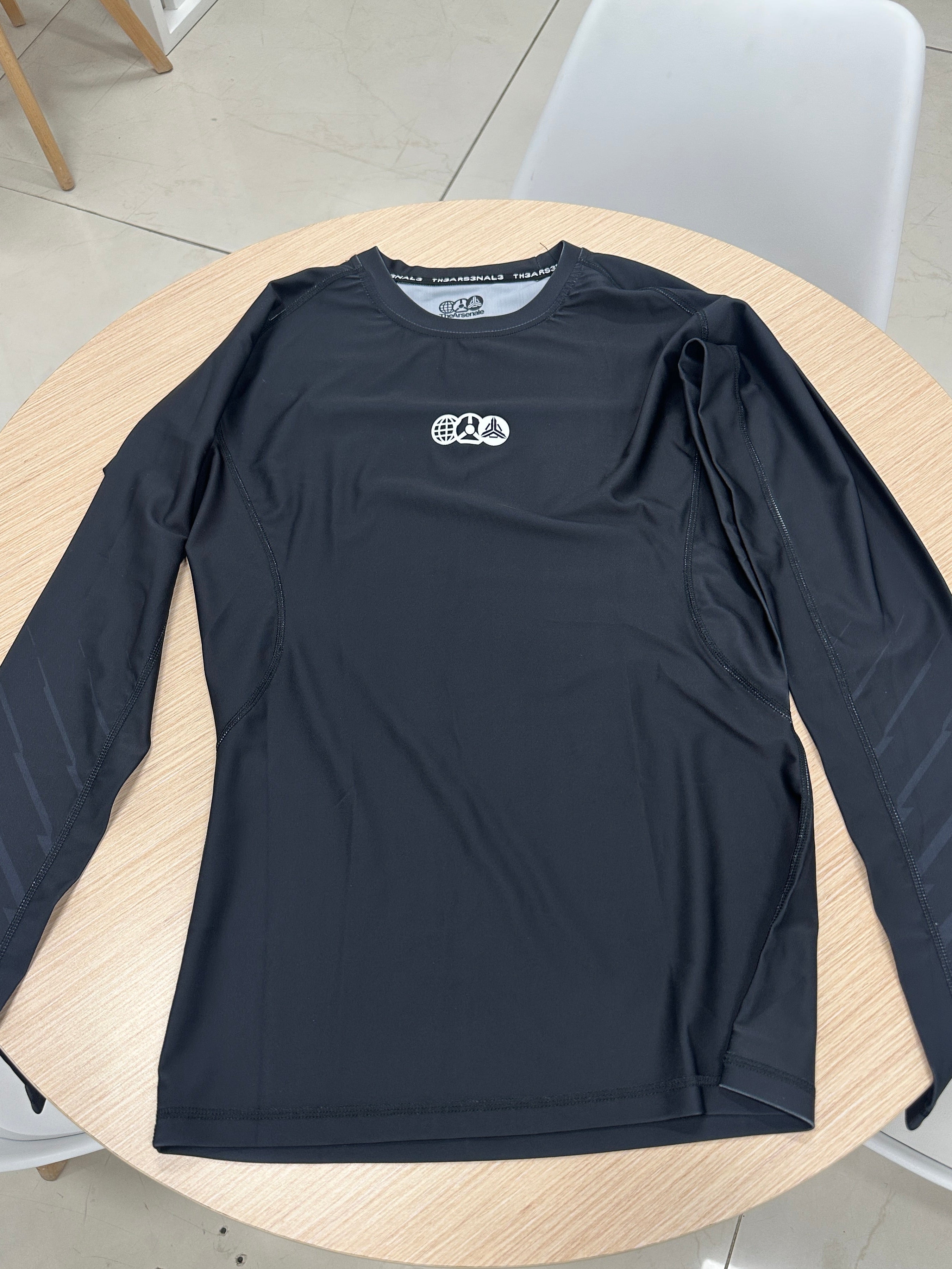 TheArsenale Cycling Long Sleeve Jersey Black