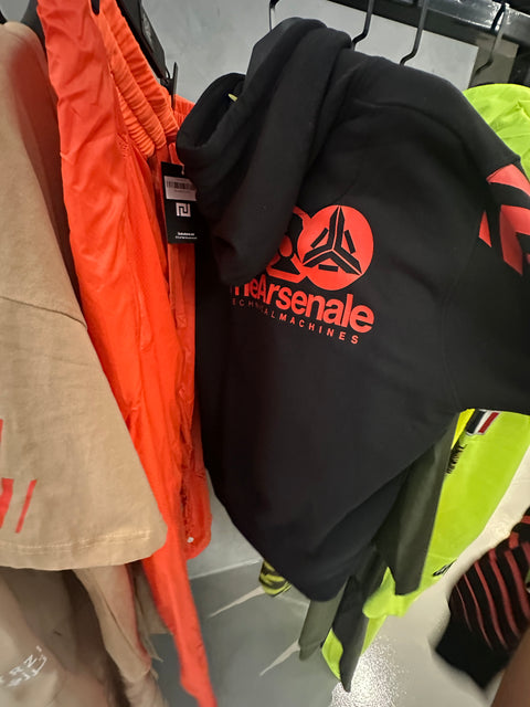 TA Technical Machines Hoodie Black Red