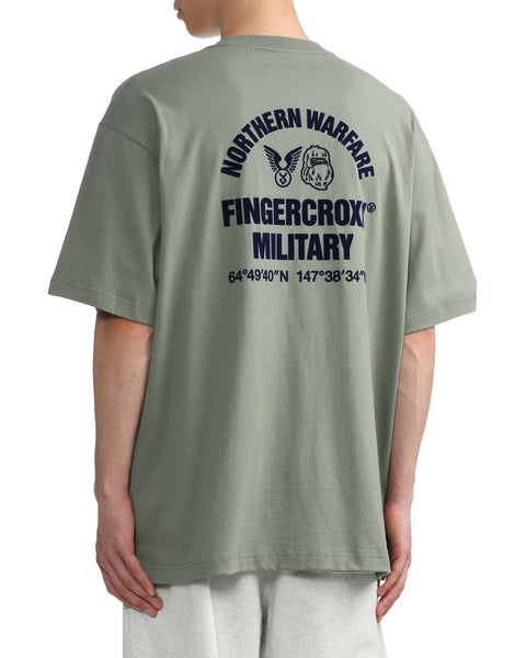 Northern Warfare Khaki T-shirt in Cotton Jersey