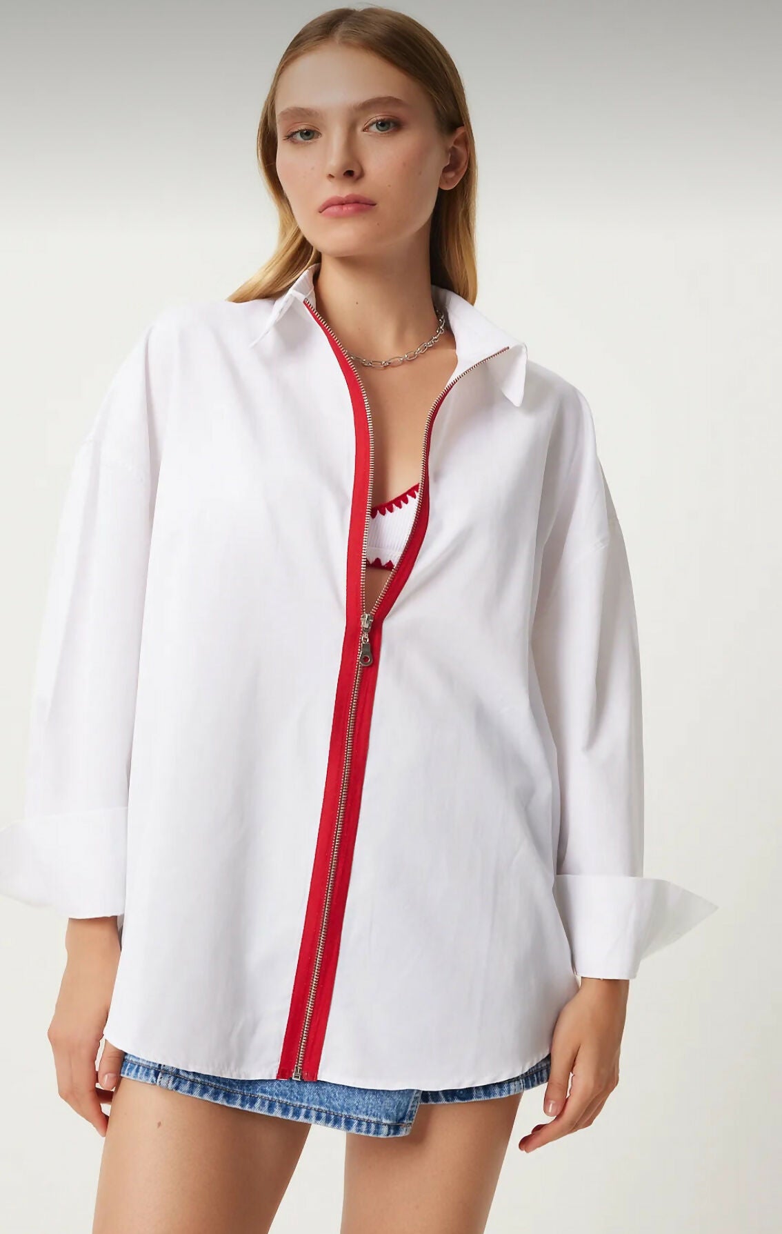 MY PEANUT Mikka Zipper Shirt