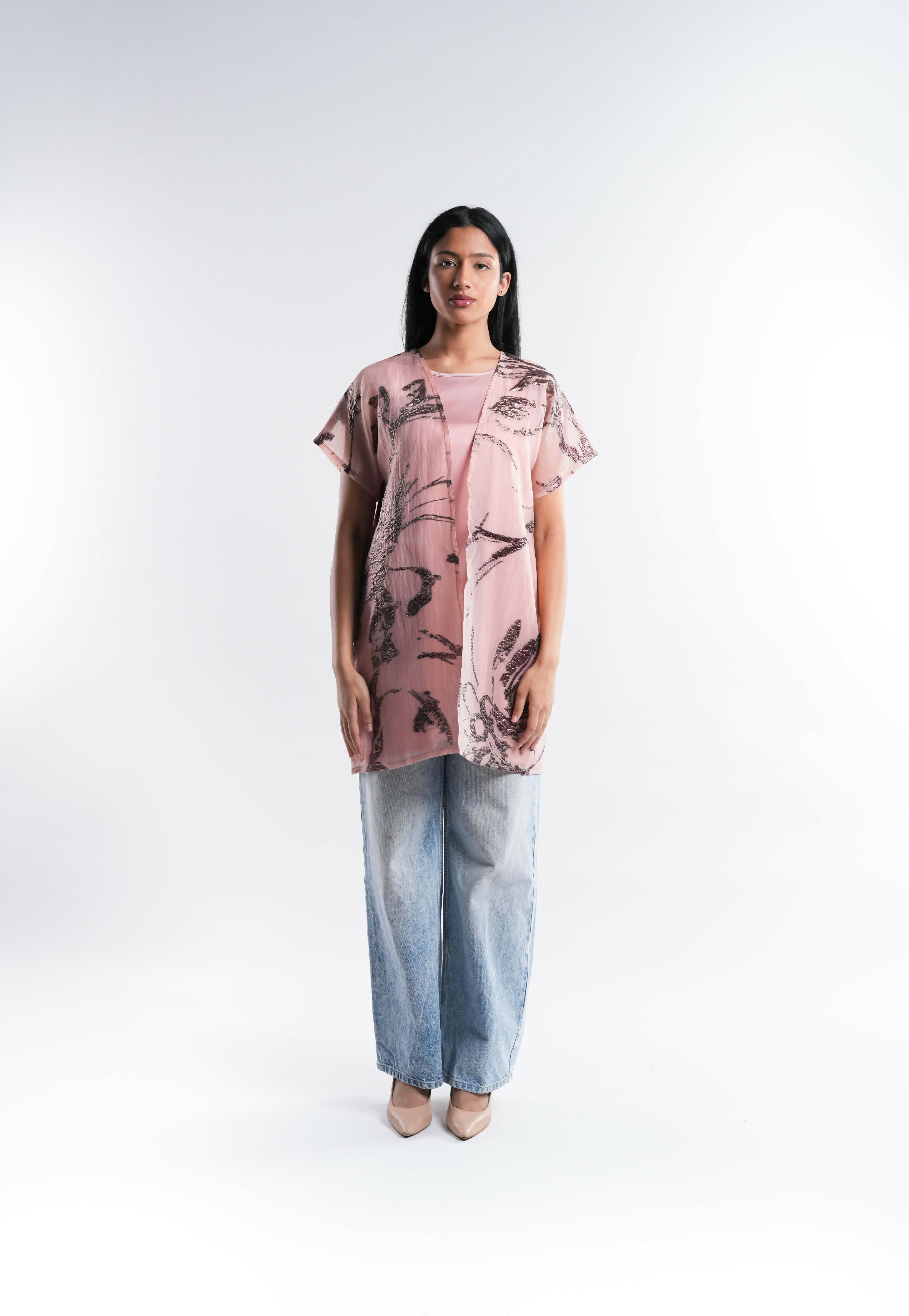 Lined Organza Short Trench