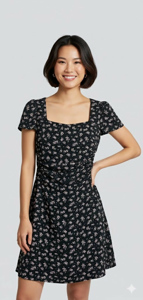 BASMA FLORAL DRESS