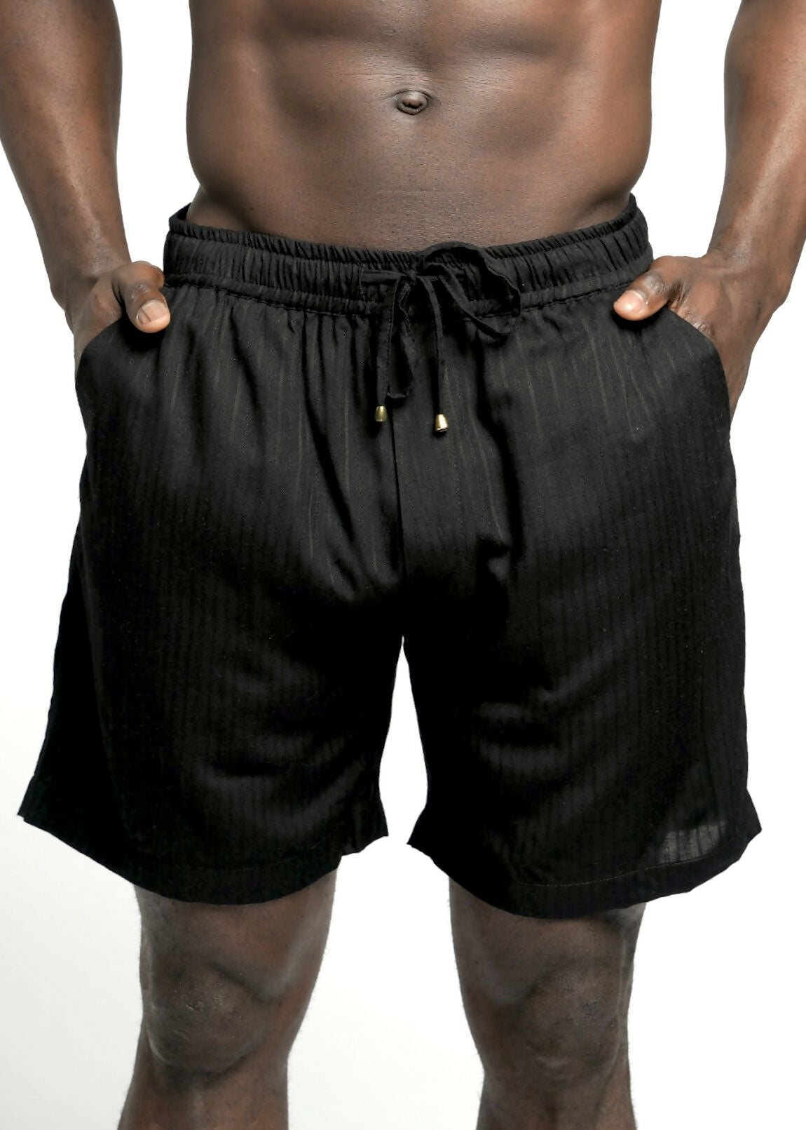 Shorts Black Jacquard