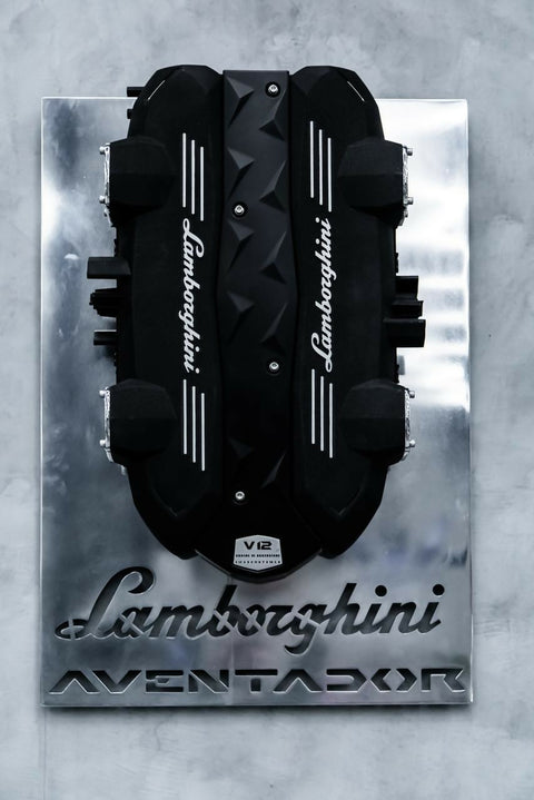 Lamborghini Aventador V12 Engine – Wall Art Edition