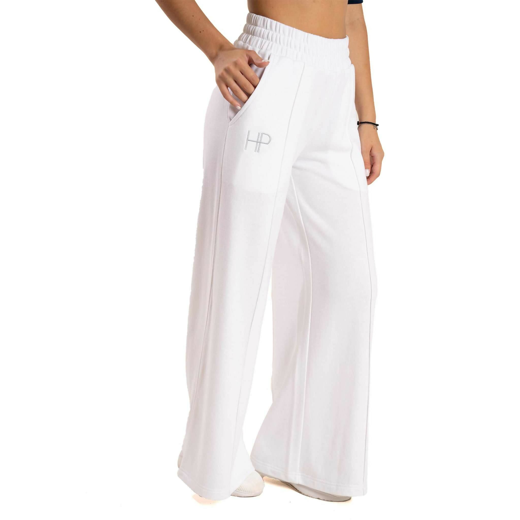 Terry Palazzo Pant - Salma White