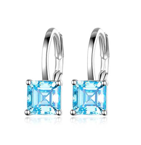 Light-blue Earrings Princess