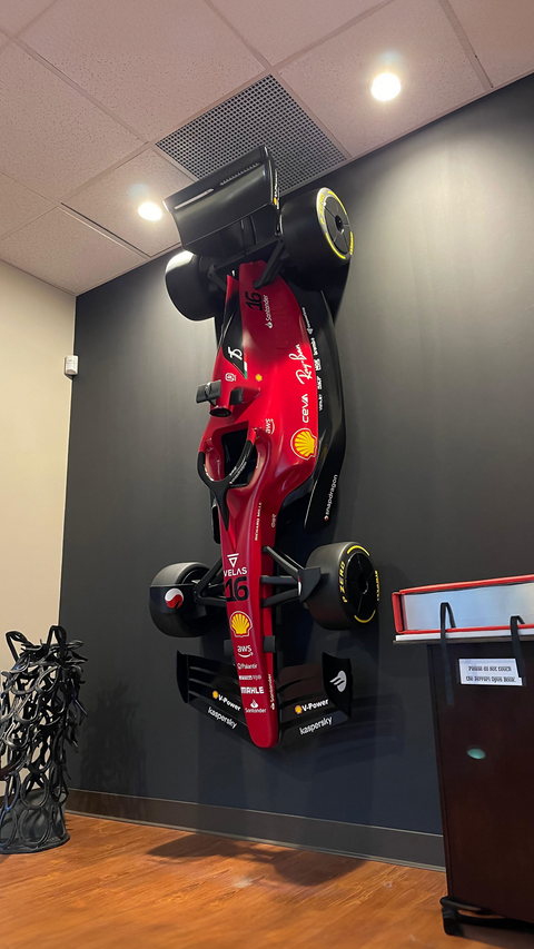 1:2 Half Scale Formula 1 SF75 Ferrari Wall Sculpture