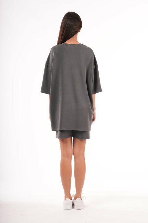 TYNT Premium Oversized T-shirt / Charcoal