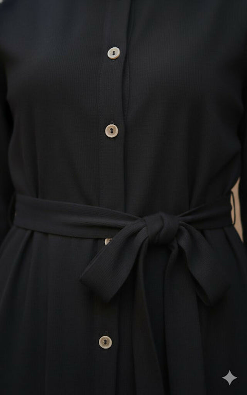 MY PEANUT Evita Midi Shirt Dress