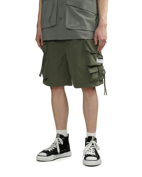 Patch Logo Cargo Shorts in Khaki