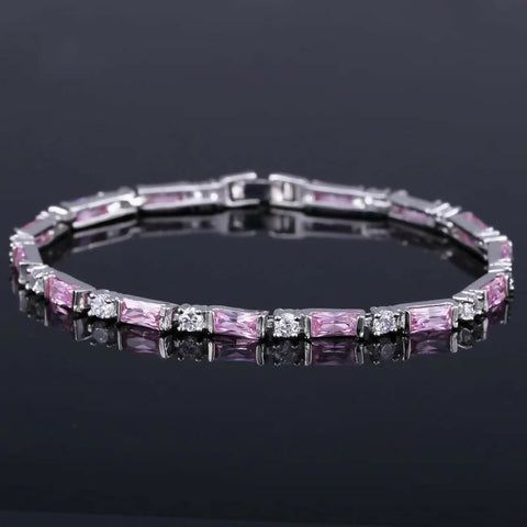 Prismatic Radiance Tennis Bracelet