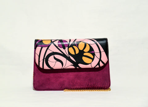 Adèle The Baguette Bag - Fuchsia And Pink
