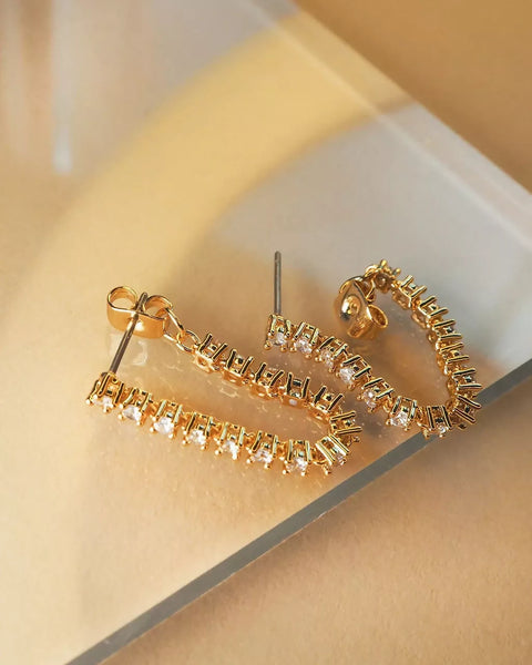 Ballier Chain Studs- Gold