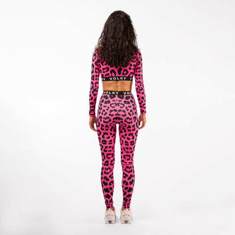 Leopard Sport Set in Pink