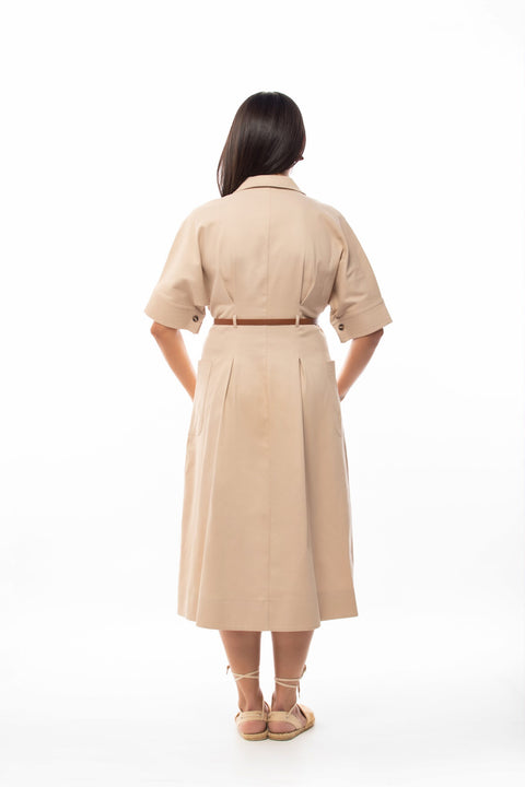 Petunia Belted Midi Dress