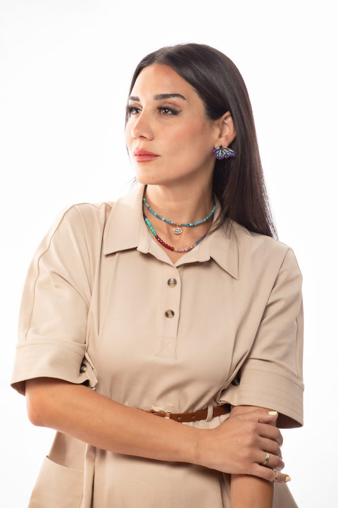 Petunia Belted Midi Dress