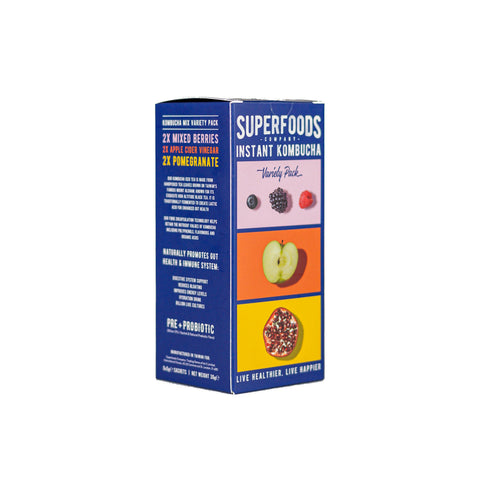Superfoods Instant Kombucha - Variety Pack 8x5g Sachets
