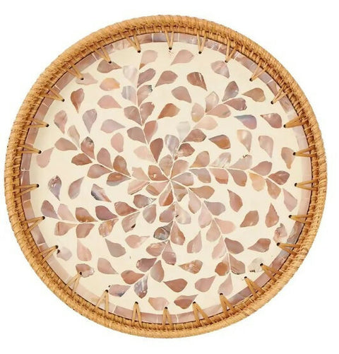 Mother of pearl Tray (set of 2)