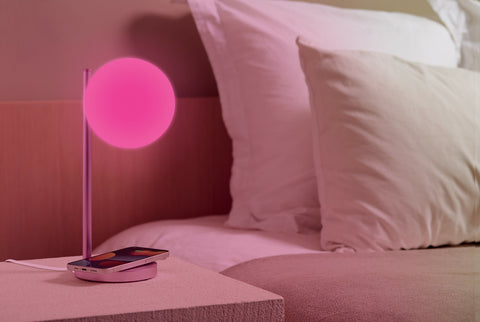LEXON BUBBLE LAMP - LIGHT PINK