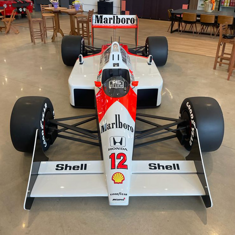 1:1 Full Scale Formula 1 MP4/4 1988 Ayrton Senna Wall Sculpture