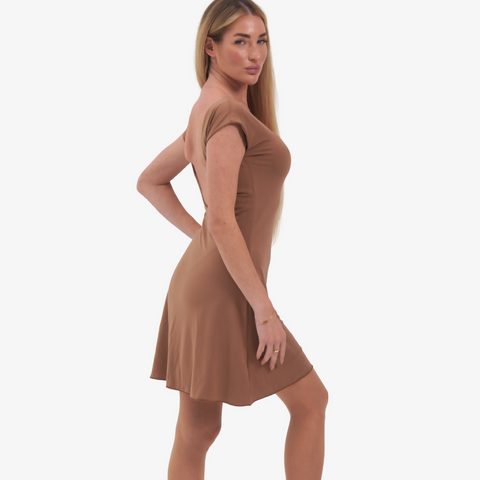 Gigi - mini dress Fango
