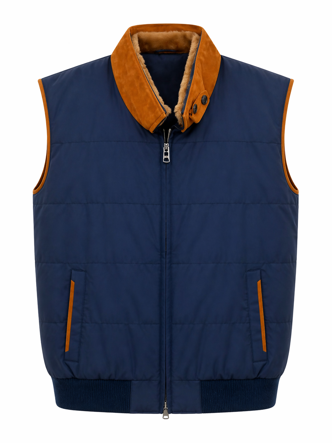 silk nylon combined with an ultimum cashmere lining Blue